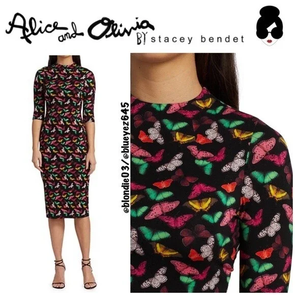 Alice + Olivia Delora Knit Bodycon Dress 2